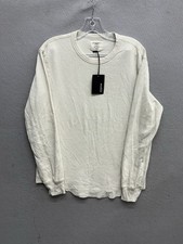 Buck Mason Men s Natural Venice Wash Vintage Thermal Henley New Size Large L