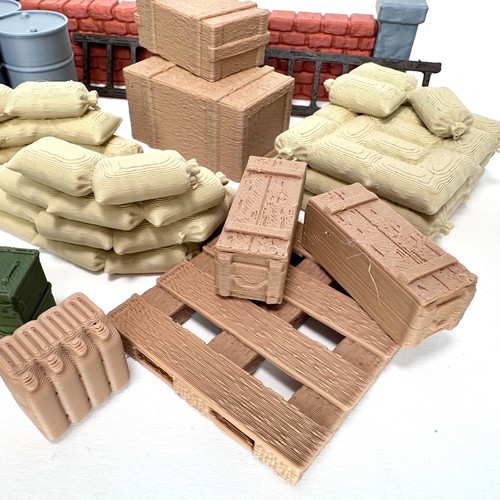 Weltkrieg Spielzeug Soldat Zubehör Maßstab 1:32 WW2 Militär Miniatur 3D gedruckt - Bild 7 von 37