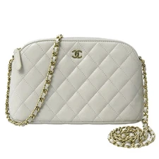 Chanel Bag Chain Shoulder Matelasse gray AP4016 206278