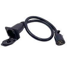 7-Way Trailer Extension Cord Wire 7-Blade Trailer Wiring Connector 3 - Feet