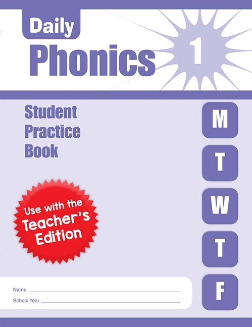Daily Phonics, Grade 1 Student Edition Workbook Paperback