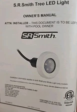 SR Smith TREO LED Pool Light 80ft Cord  S.R. Smith (FLED-C-TR)