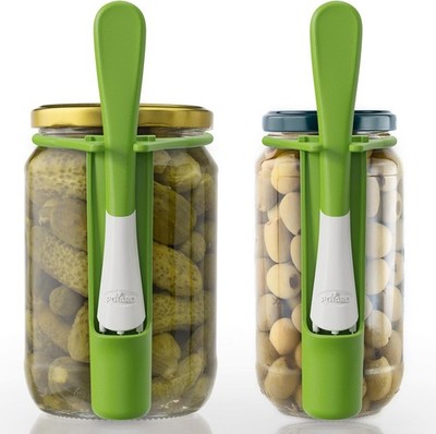 2 Pack Pickle Fork Grabber Tool for Jar Kitchen Gadget Green