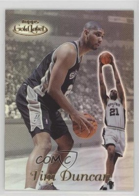 1999-00 Topps Gold Label Class 2 Tim Duncan #1 HOF 1f1