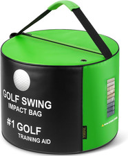 Golf Impact Bag for Swing Training, Golf Training Aids for Men Golf Practice E