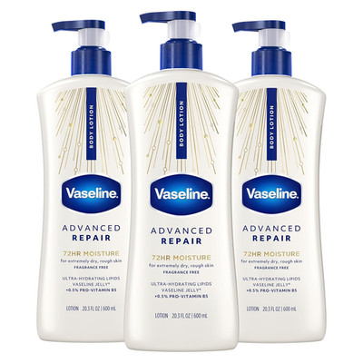 Vaseline Intensive Care Unscented Advanced Repair Body Lotion - Ultra-Hydrating