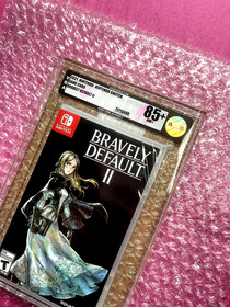 Bravely Default II 2 Nintendo Switch - Brand New Sealed - VGA 85+ GOLD not WATA