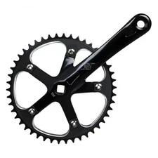 Origin8 Track/SS Crankset, 175mm x 46t, Black