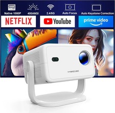 Magcubic Native 1080P Projector | 4K Supported Android 11 Home Cinema | Auto Foc