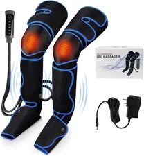 3 Pair Full Leg Compression Boots Massager Recovery for Circulation Pain Relief