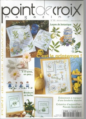 KREUZSTICH MAGAZIN NR. 18 - ES IST DER FRÜHLING / BOTANISCHE LEKTION ...