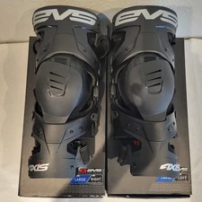 EVS Axis Sport Knee Braces Set Large Left And Right Asterisk CTI Fox