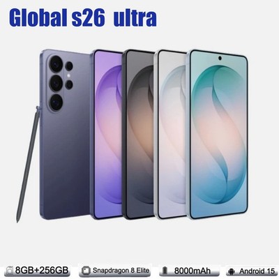 New S26 Ultra Global 5G Smartphone 6.8'' Factory Unlocked  Cellphones Dual SIM