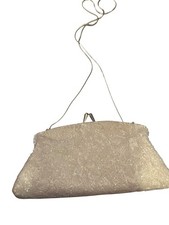 Franchi Vintage Ivory Beaded  Clutch Purse  1960s-1980s