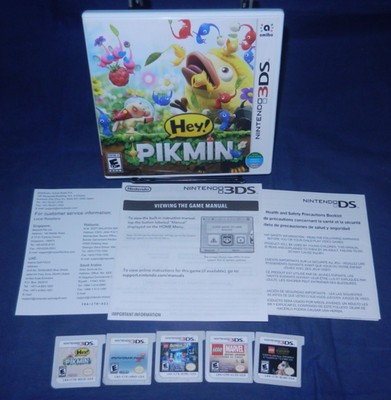 3DS; Hey Pikmin, Mario Kart 7, LEGO Marvel Super Heroes, LEGO Batman 3,Star Wars