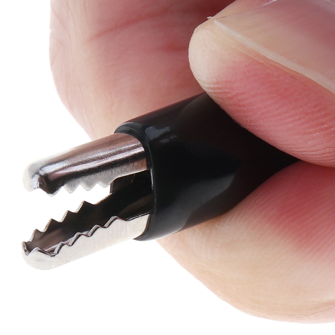 8pcs Double-ended Wire Crocodile Alligator Clips Test Line Leads Jumper Cable US