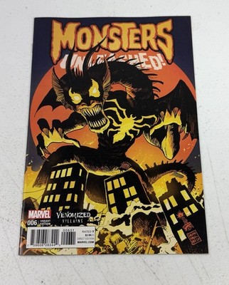 MARVEL COMICS MONSTERS UNLEASHED #6 FIN FANG FOOM VENOMIZED VARIANT EDITION MCU