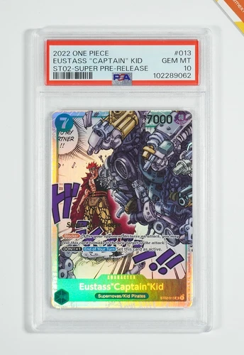 One Piece PSA 10 Eustass"Captain"Kid #ST02-013 Super Pre-Release 2022 English