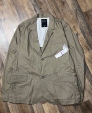 Calvin Klein Slim-Fit Suit Jacket Mens 2XL Tan Blazer Coat NWT Dead Stock