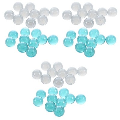 60 Stück Murmeln 16 mm Glasmurmeln Schlüpfer Glaskugeln Dekoration Farbe6583