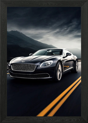 Auto DB11 AMR Signatur Edi gerahmtes Wandbild Poster Leinwanddruck Bild