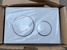 Geberit 980.015.KJ.1 Sigma 2.0 Dual Flush Actuator Plate - White