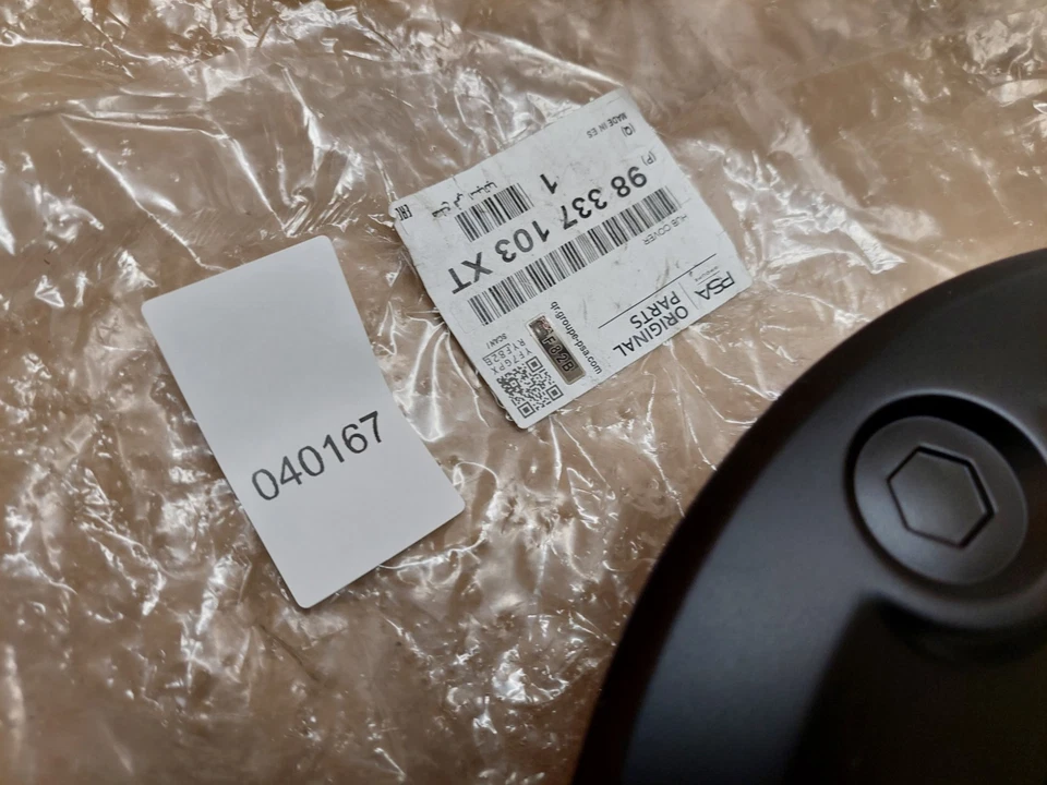 Tapacubos centrales de rueda Vauxhall Vivaro C 2019-en 98337103XT genuino NUEVO Foto 4 de 4