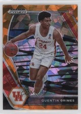 2021-22 Panini Prizm Draft Picks Orange Ice Quentin Grimes #46 Rookie RC 14dq