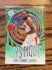 Kawhi Leonard 2019-20 Panini Illusions Emerald Mystique #3 Los Angeles Clippers