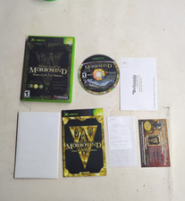 Elder Scrolls III Morrowind Game of the Year Edition Xbox Complete CIB + Map
