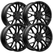 (Set of 4) Katana Racing KR01 17x7.5 5x4.5" +40mm Matte Black Wheels Rims