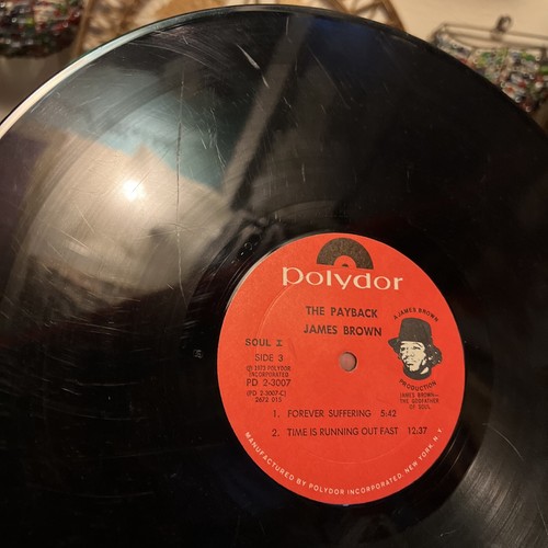 James Brown ~ The Payback ~ Lp 1973 1 of 2 Lp’s ( Side 3 And 4 Only ) Worn - Picture 13 of 24