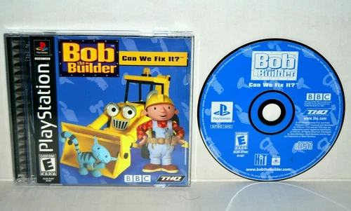 Bob the Builder: Can We Fix It (Sony PlayStation 1, 2001) PS1 PSOne PS2 CIB MINT