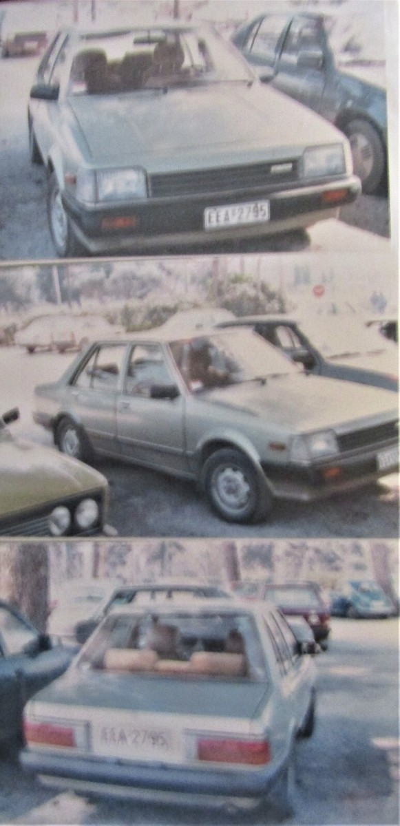 AM LIFE No.13 1984年 1月 Mazda Familia 323 BD1051 Model 1980 84 Rear Left side Door Empty