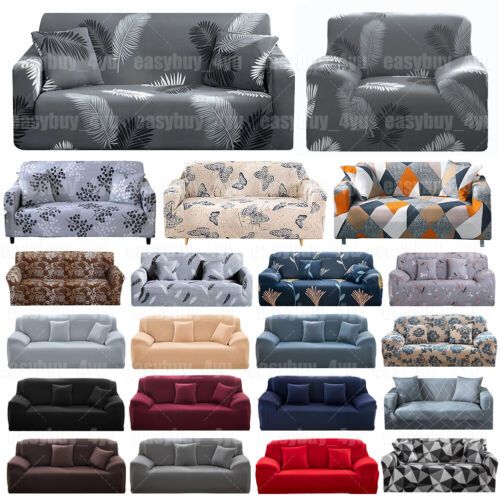 Stretch Chair Sofa Couch Cover Spandex Elastic 1/2/3/4 Seat Slipcover Protector