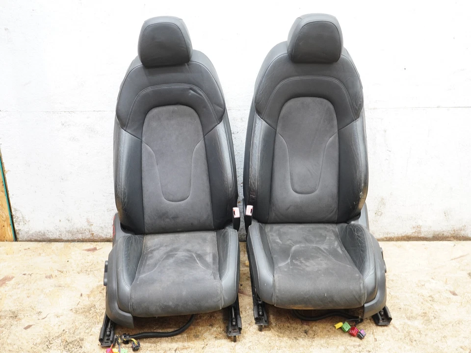 2008 - 2015 Audi Tt Mk2 Coupe Seat Leather Bucket Cushion Front Rear Set Oem - Image 3 of 4