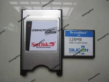 SiliconDrive  128MB Compact Flash +ATA PC card PCMCIA Adapter JANOME Machines