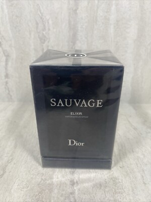Christian Dior Sauvage ELIXIR Spray for Men 2 oz/60 ml Perfume New In Sealed Box