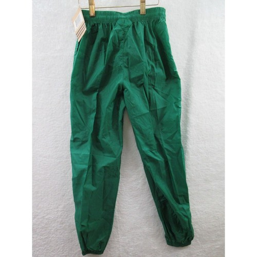 NWT Rare Adidas Vintage Nylon Rogue II Green Track Pants Youth Large - Picture 7 of 12