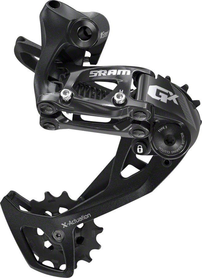 Задний переключатель передач SRAM GX - 11 скоростей, Средний сепаратор, Черный, 2x, Со сцеплением