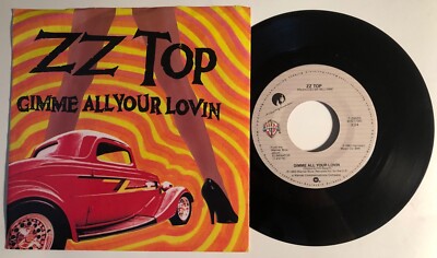 ZZ Top / Gimme All Your Lovin / 1983 45rpm and PS  / NM