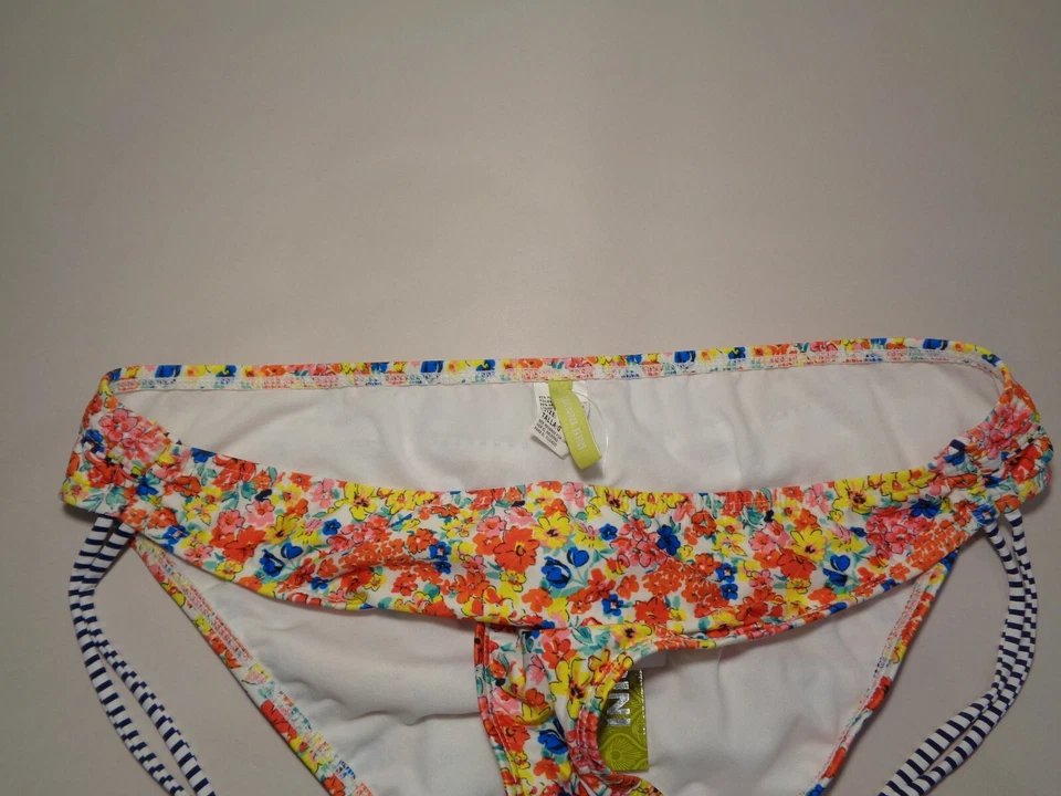 Gianni Bini Talla Grande PANTALÓN CON CORBATA TÚNEL Ditzy Floral Nuevo Para Mujer Bikini Parte Inferior Foto 3 de 4