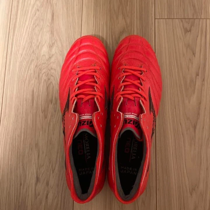 MIZUNO Morelia NEO Ⅲ 3 Japan Ignition RED 26.5cm US8.5 Soccer