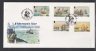 GREAT BRITAIN ISLE OF MAN 1981 FDC 100th ANV ROYAL MISSION OF FISHERMAN SAILBOAT