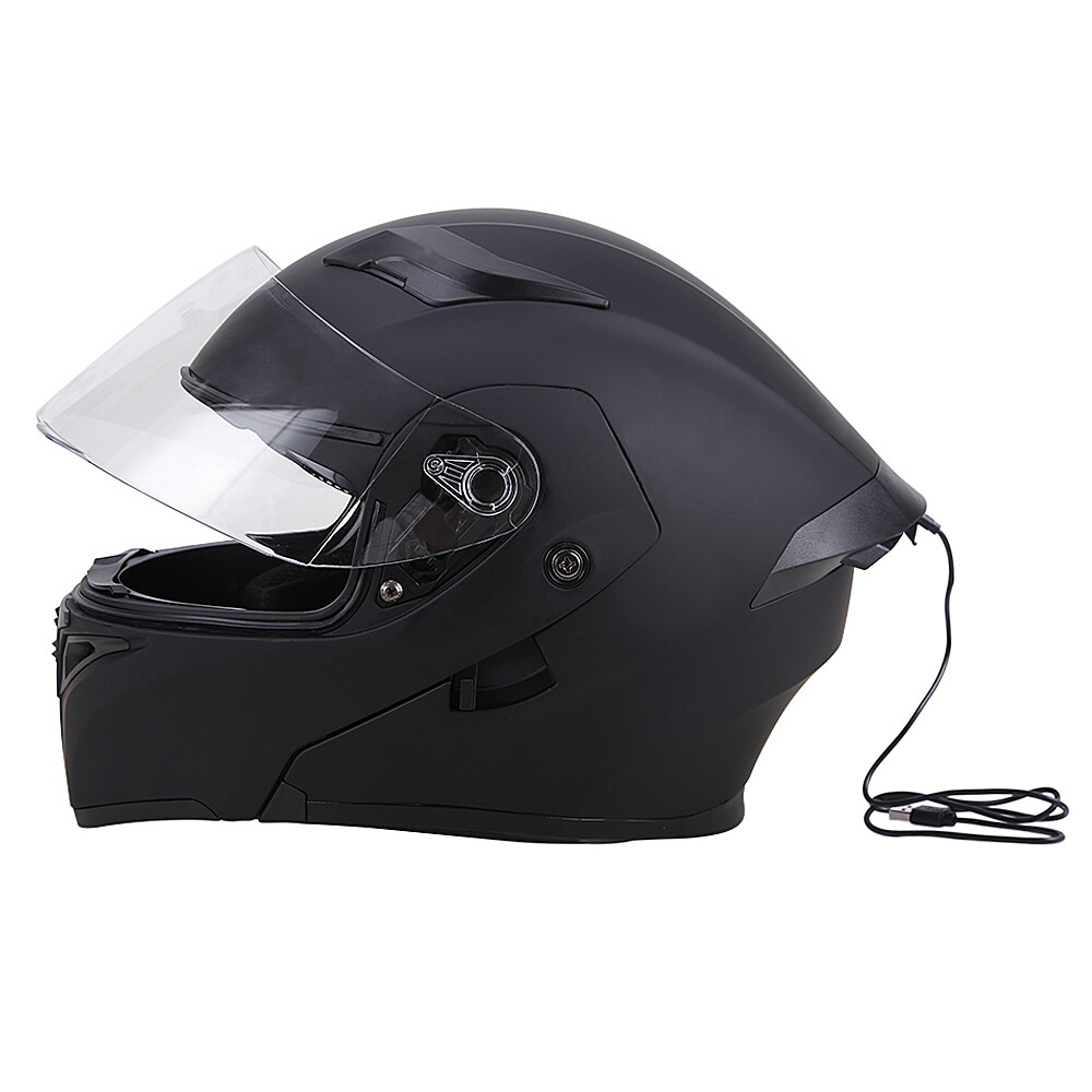 Dual Sport Helmet With Visor Open Face Atv Helmets DOT Modular - Main Image