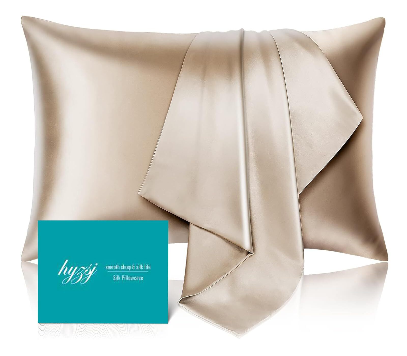 Mulberry Silk Pillowcase for Hair and Skin Standard Size 20