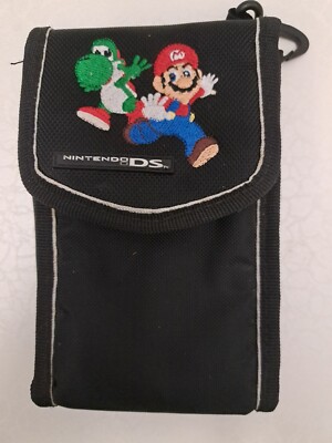 SWITCH N CARRY Mario Yoshi DS CASE HOLDER Nintendo BLACK Original Game ...