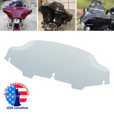 For Harley Touring Electra Street Glide 6" Light Smoke Wave Screen Windshield US