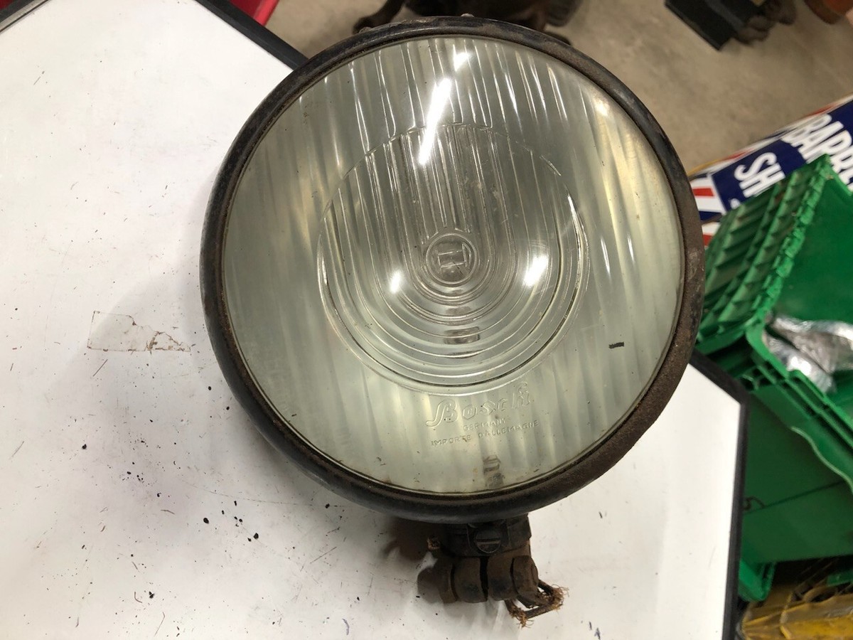 ORIGINAL Vintage BOSCH Headlight Headlamp Driving Head Lamp