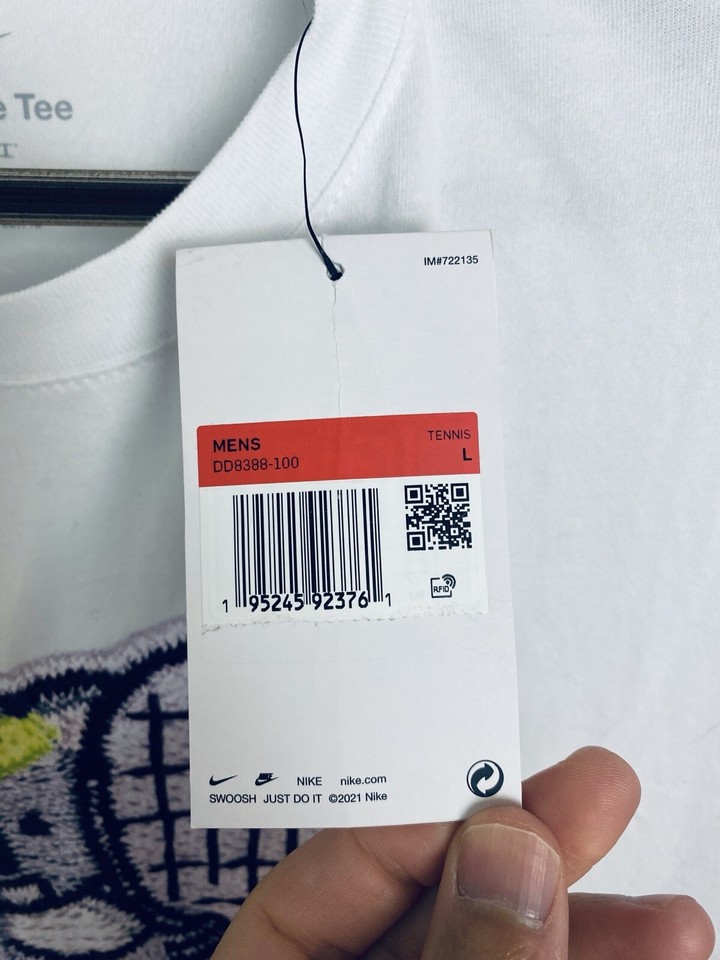 Nike Rafa Nadal Alcaraz 2022 Australian Open Tennis Koala Shirt Large